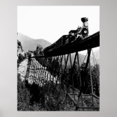 Poster Train 1880 à Crawford Notch, NH (Devant)