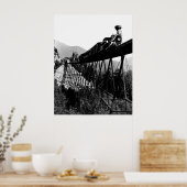 Poster Train 1880 à Crawford Notch, NH (Cuisine)