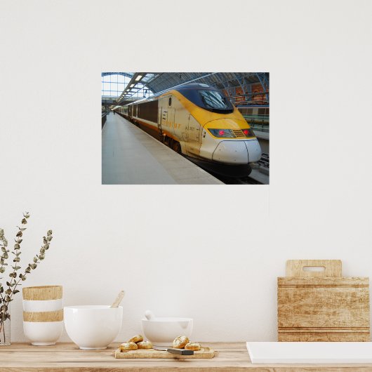 Poster Train à grande vitesse (Cuisine)