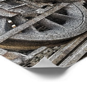 POSTER TRAIN À VAPEUR (Coin)