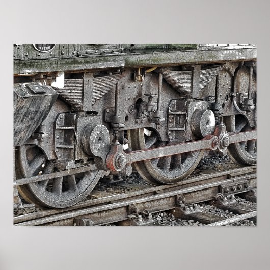 POSTER TRAIN À VAPEUR (Devant)