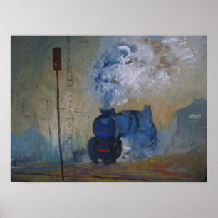 Poster train à vapeur