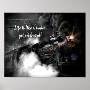 Poster Train à vapeur