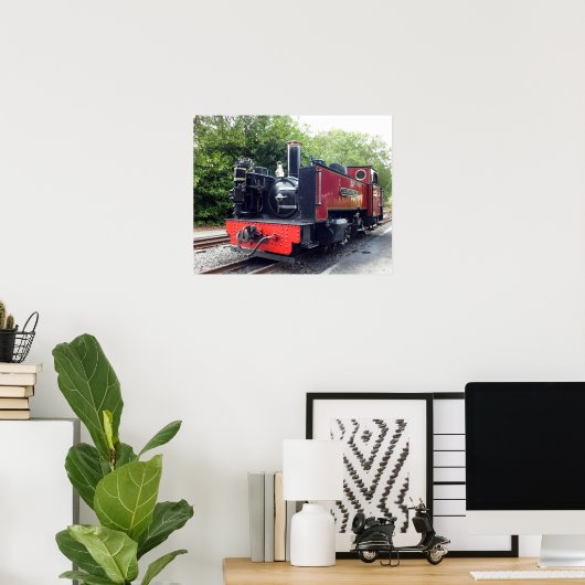 POSTER TRAIN À VAPEUR (Bureau à domicile)