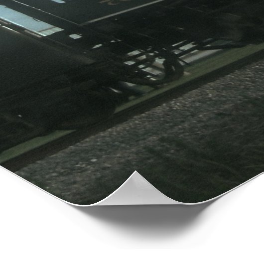 Poster Train à vapeur (Coin)