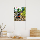 POSTER TRAIN À VAPEUR (Cuisine)