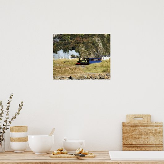 POSTER TRAIN À VAPEUR (Cuisine)