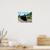 Poster Train à vapeur à Blonay (Cuisine)