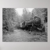 Poster Train à vapeur à la retraite (Devant)