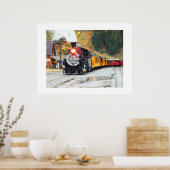 Poster Train à vapeur à Silverton (Cuisine)