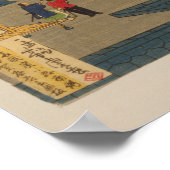 Poster Train à vapeur à Takanawa, Tokyo (Coin)