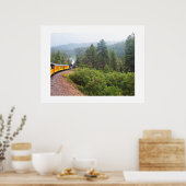 Poster Train à vapeur pour Silverton (Cuisine)