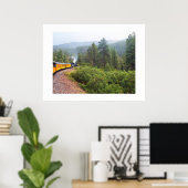 Poster Train à vapeur pour Silverton (Bureau à domicile)