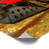 Poster Train à vapeur vintage (Coin)