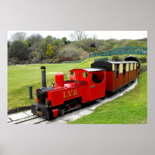 Poster Train à vapeur Zebedee