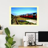 Poster Train Alderney (Bureau à domicile)