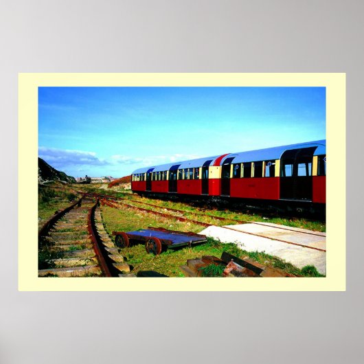 Poster Train Alderney (Devant)