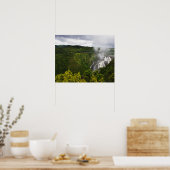 Poster Train au-dessus de Barron Falls (Cuisine)