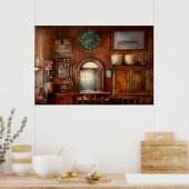 Poster Train - Bureau - Fenêtre des preneurs de billets (Cuisine)