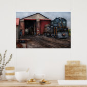 Poster Train - Centre de réparation de Strasburg (Cuisine)