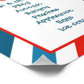 Poster Train Chugga Chugga 1er Anniversaire de la fête (Coin)