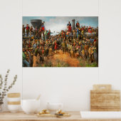 Poster Train - Civil - La photo champagne 1869 (Cuisine)