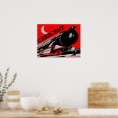Poster Train Crescent (Cuisine)