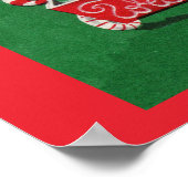 Poster Train de bonbons du Père Noël (Coin)