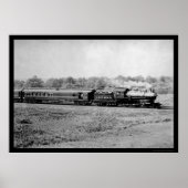 Poster Train de Chicago et Northwestern 1899 (Devant)