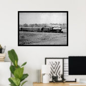 Poster Train de Chicago et Northwestern 1899 (Bureau à domicile)