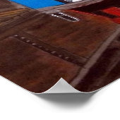 Poster Train de Chicago Grafitti El (Coin)