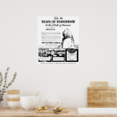 Poster Train De Demain - New York Central Railroad (Cuisine)