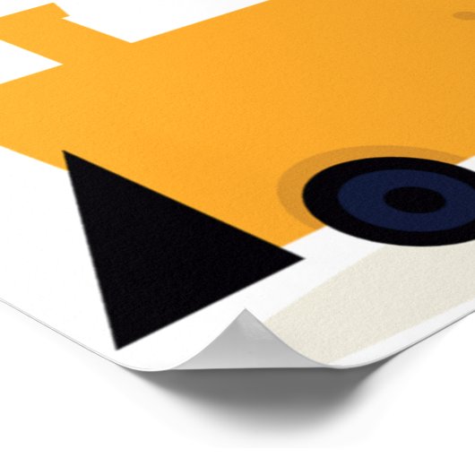 Poster Train de dessin (Coin)