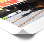 Poster train de la montagne Snaefell (Coin)