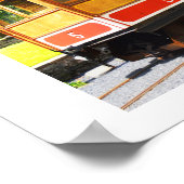 Poster Train de montagne Snaefell (Coin)