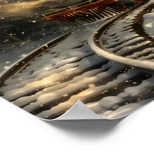 Poster Train de Noël (Coin)