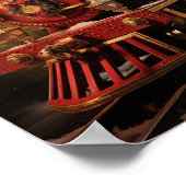 Poster Train de Noël (Coin)