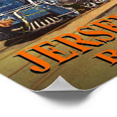 Poster Train de passagers Blue Comet (Coin)