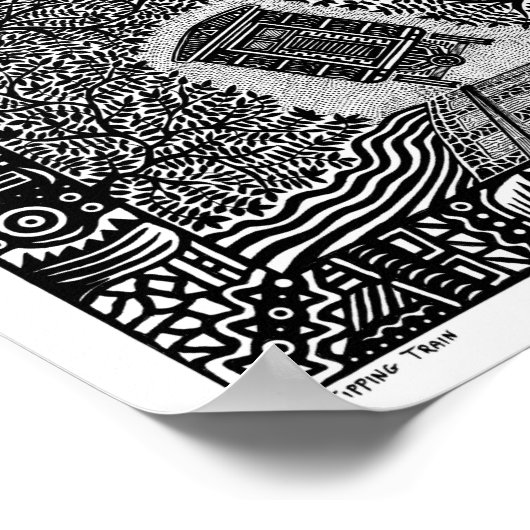 Poster Train de pourboire (Coin)