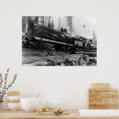 Poster Train de transport d'hommes et de (Cuisine)