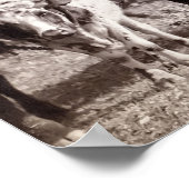 Poster TRAIN DE WAGON DE MARCHANDISES c. 1887 (Coin)