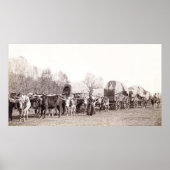 Poster TRAIN DE WAGON DE MARCHANDISES c. 1887 (Devant)
