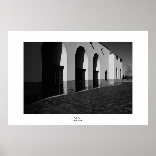 Poster Train Depot Boise, Idaho (Devant)