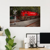 Poster Train - Diesel - Morristown Erie (Bureau à domicile)