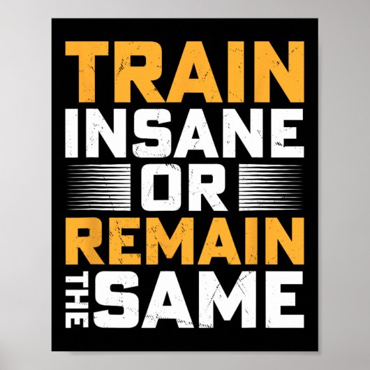 Poster Train Dingue Ou Reste Le Même (Devant)
