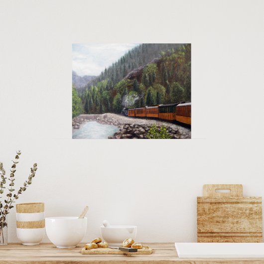 Poster Train Durango (Cuisine)