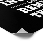 Poster Train fou ou rester pareil (Coin)