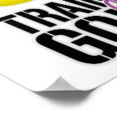 Poster Train Hard ou Go Home Penguin (Coin)