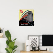 POSTER TRAIN HIAWATHA STREAMLINED 1939 (Bureau à domicile)