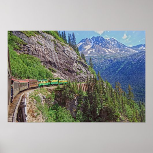 Poster Train historique du Yukon, Canada (Devant)
